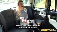 Fake taxi panty stuffing redhead love a good rough fucking