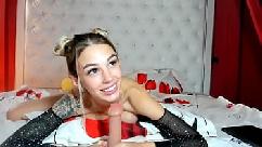 From live show chaturbate hotfallingdevil hard squirt all over body and bj